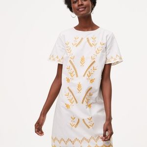 Loft - Gilded Garden Shift dress.